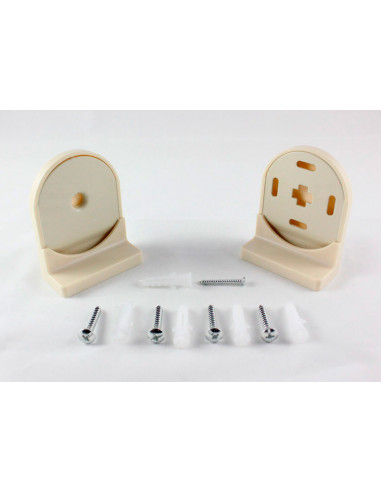 Kit-juego 2 soportes estor enrollable Supreme 38mm