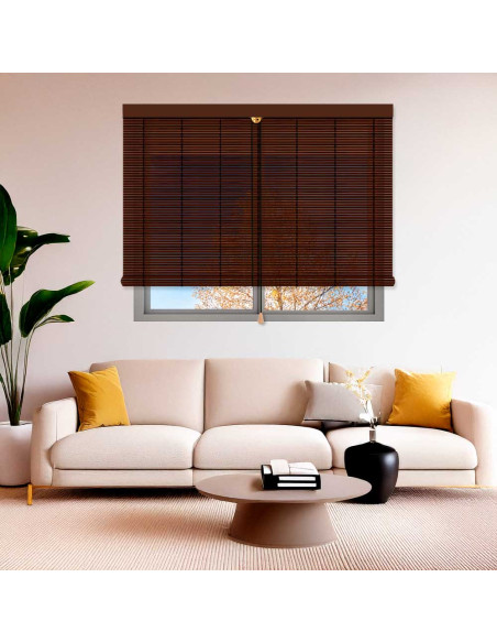 3-estor-bambú-Ceylan-interior-nogal-oscuro