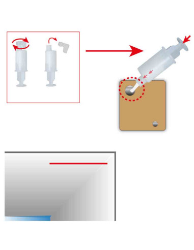SAP sistema adhesivo plus para estores enrollables uso