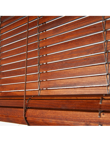 persiana alicantina lamas madera cerezo detalles