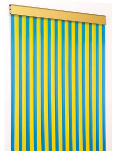 cortina tiras plastico malta color  Cortinas de tiras, Cortinas, Cortinas  para puertas exteriores