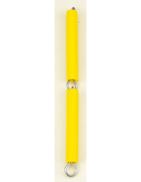 Cortinas de Canutillo Liso Amarillo