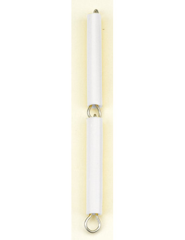 Cortinas de Canutillo Liso Blanco