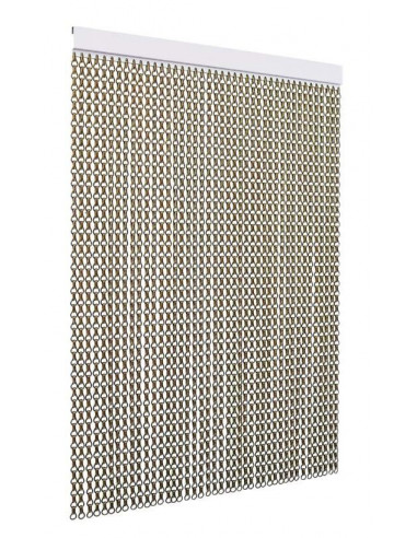 Cortinas aluminio "Crisax" cadena bronce