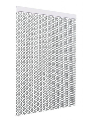 Cortinas aluminio "Crisax" cadena plata