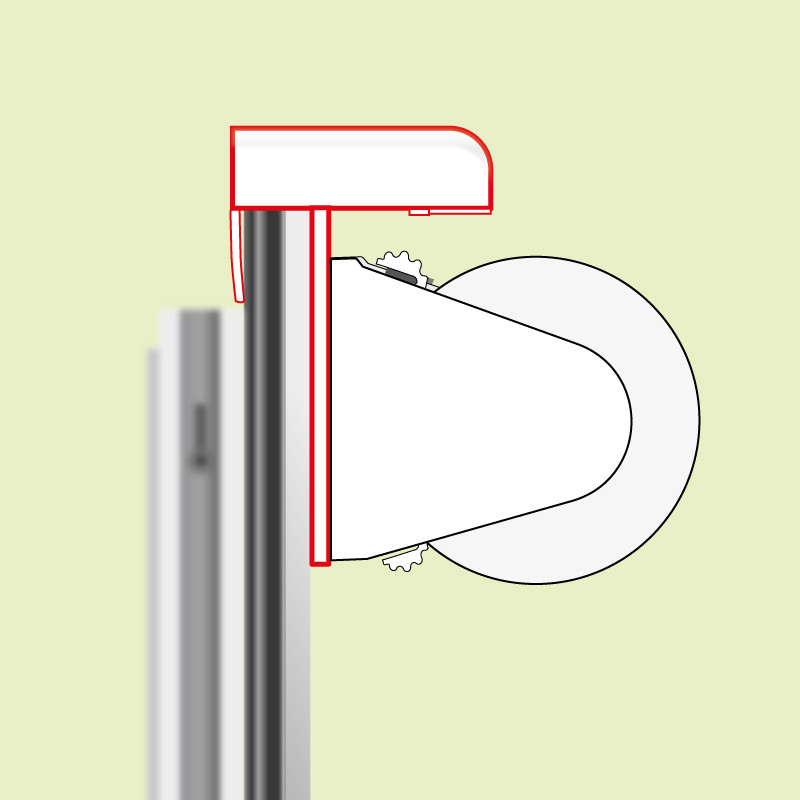 Comprar estor enrollable sin taladrar guiado screen 5% fibra vidrio